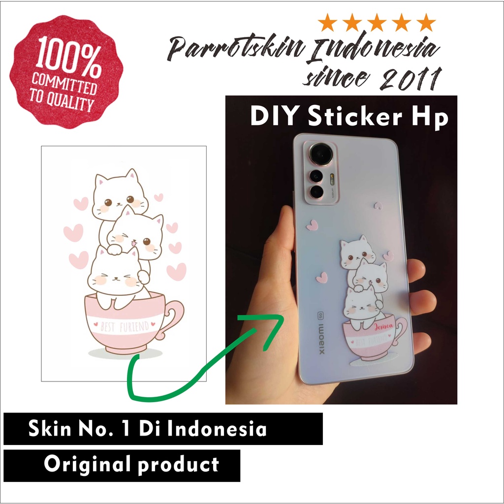 SITCKER DIY HP Smartphone Semua tipe pika Tower series skin decal