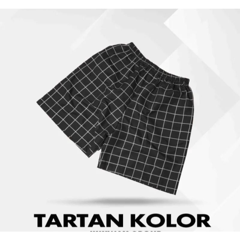 celana unisex boxer tartan terbaru