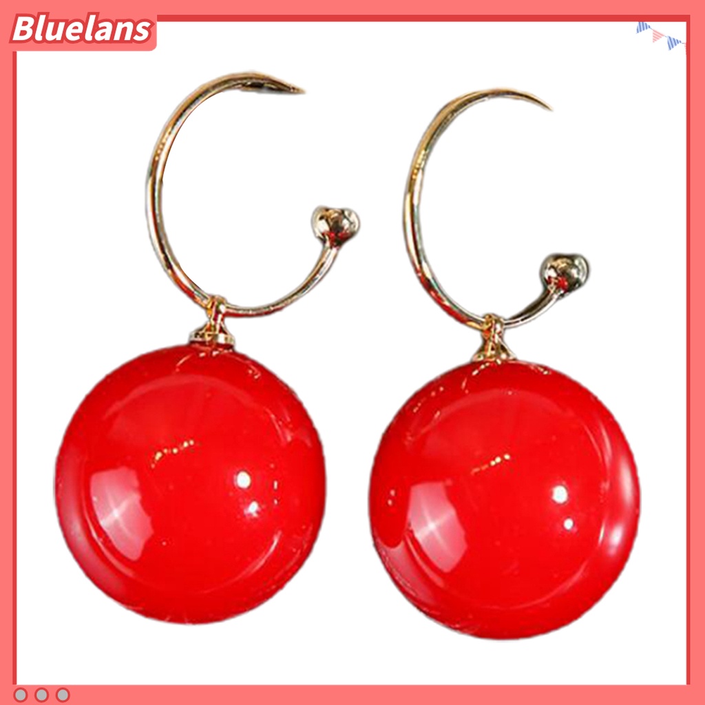 Anting Stud Liontin Mutiara Tiruan Bentuk C Untuk Hadiah Perhiasan Wanita