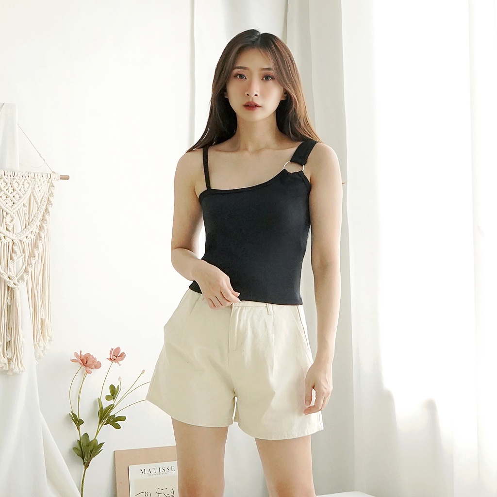 Korean Tanktop Wanita Polos Basic TankTop Ring 226