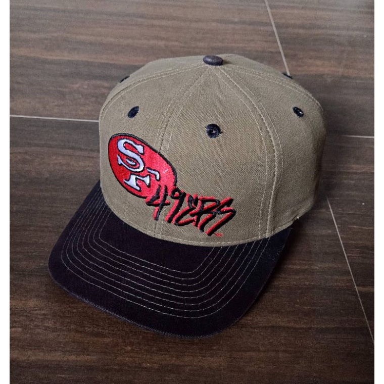 topi vintage sf San Fransisco 49 bekas