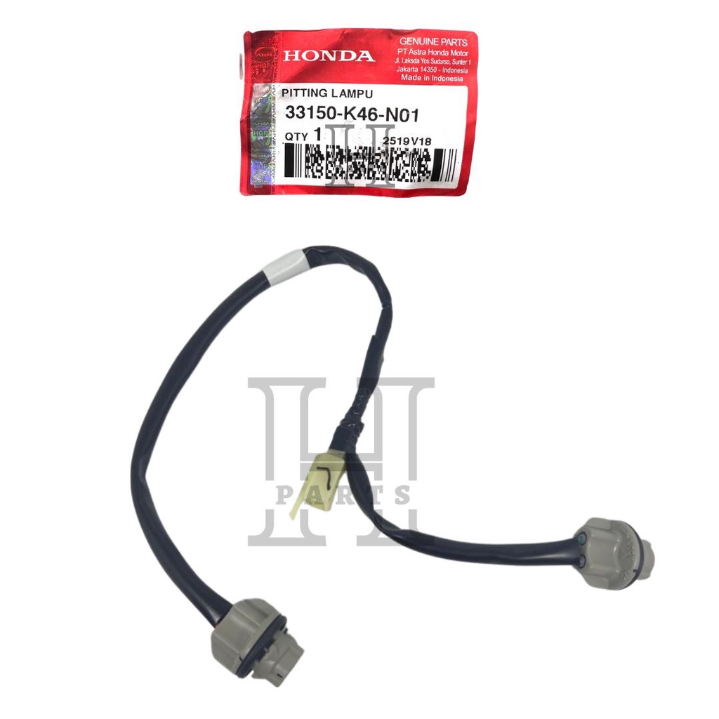PITING PITTING LAMPU DEPAN SOCKET COMP VARIO 110 FI LED LAMA 33150-K46-N01 ASLI ORIGINAL AHM HGP HONDA