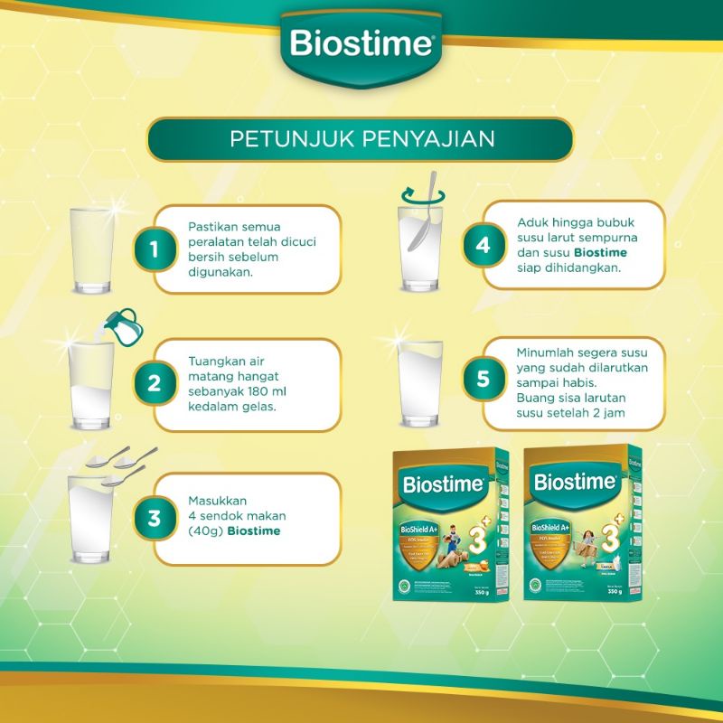 Biostime 1+ 3+ Madu/Vanilla 725 gr