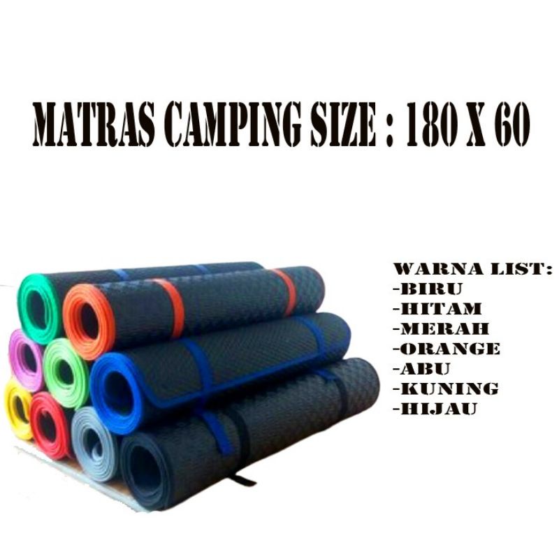 Matras Karet - Alas Camping / Alas bersantai / Tikar Camping / Matras Camping