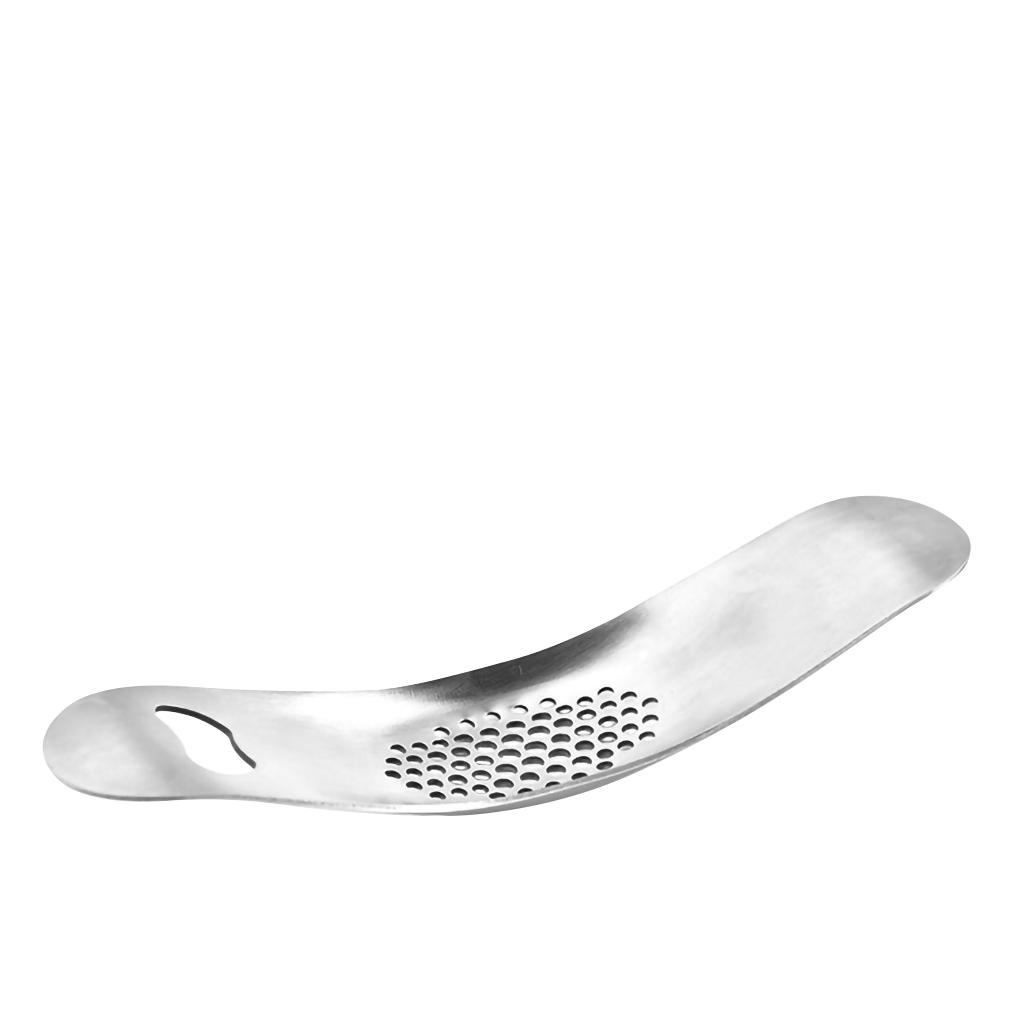 3buah Set Dapur Stainless Jahe Rocker Chopper Garlic Crusher Bawang Putih