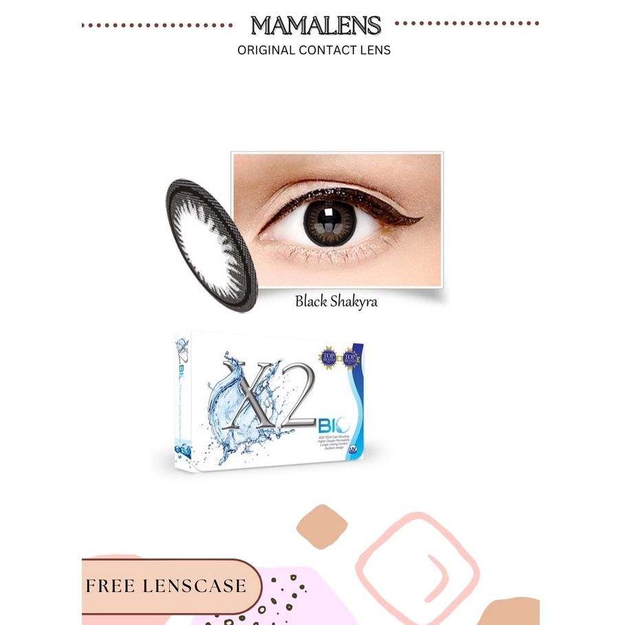 Softlens X2 Bio Normal &amp; Minus -0.50 sd -6.00 Free Lenscase - MAMALENS