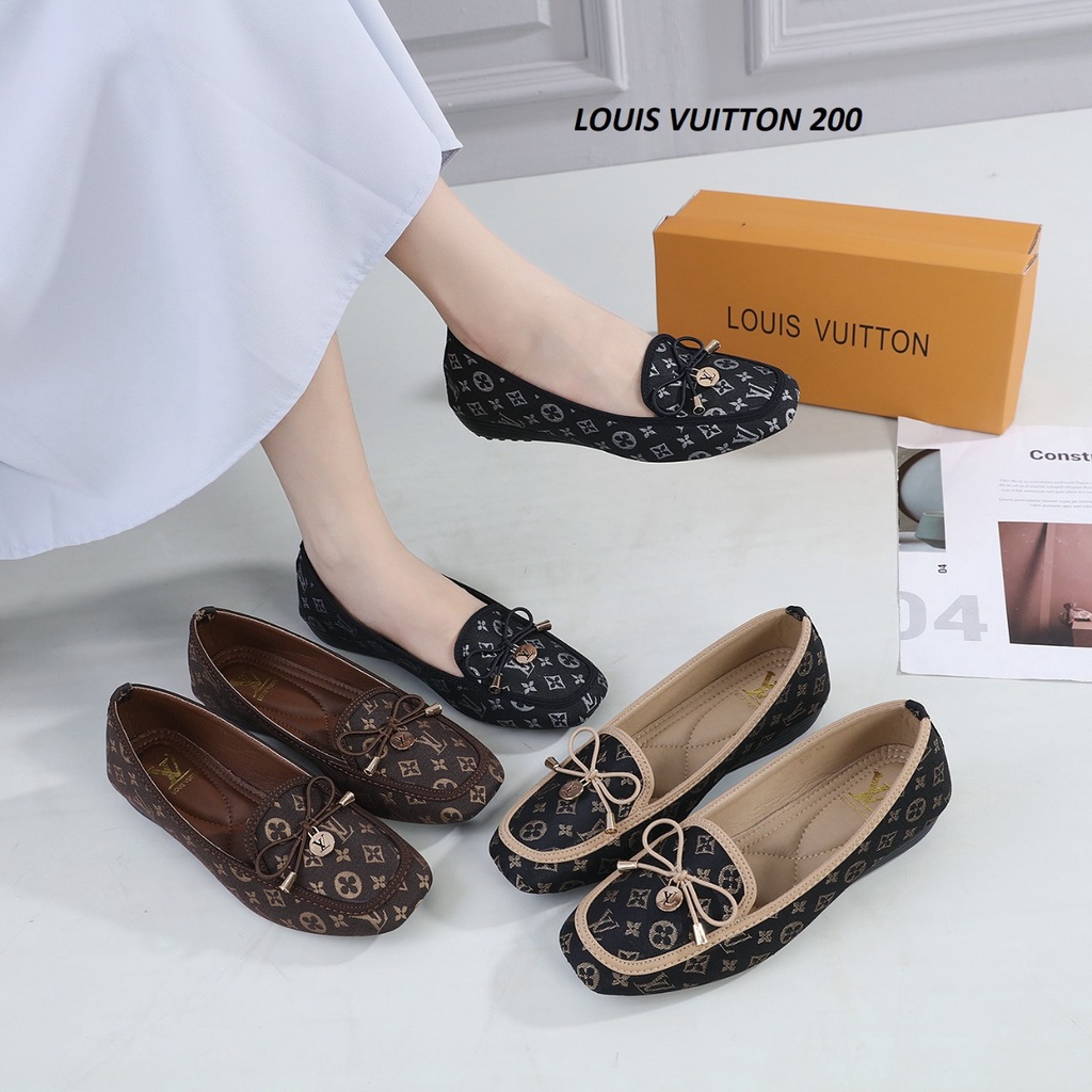 SEPATU WANITA LOAFERS WEDGES SHOES 200