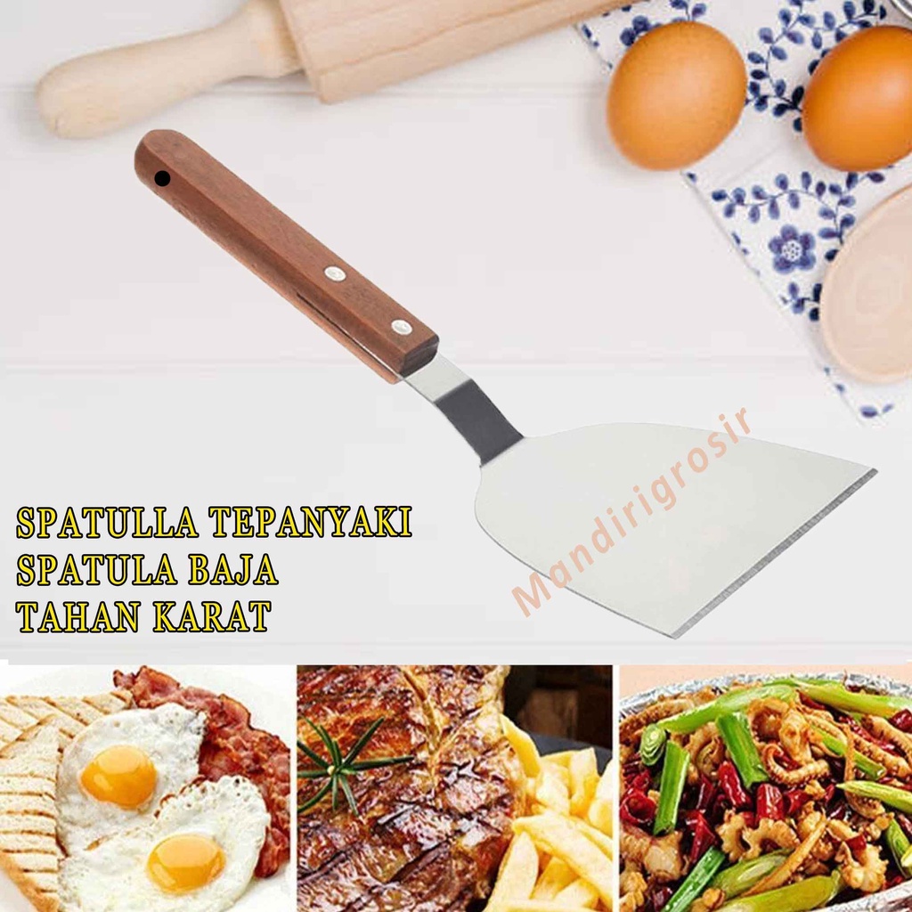 Spatulla Gagang Kayu * Spatulla Tepanyaki * Spatulla Steak Tahan Karat * Spatulla Tahan Panas