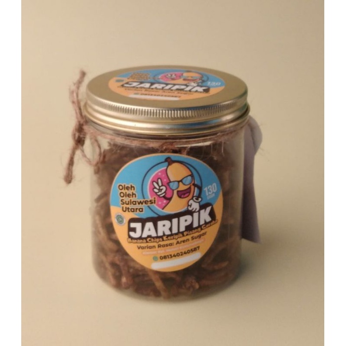 

Jaripik Pisang Goroho Rasa Aren
