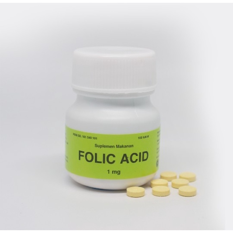 Folic acid / asam folat FM 100 tablet