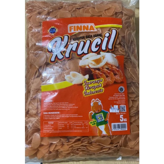 

Kerupuk Udang Seleraku Krucil FINNA 5 Kg