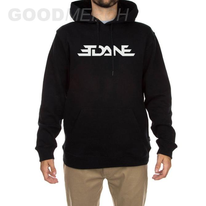 jaket hoodie sweater edane hitam