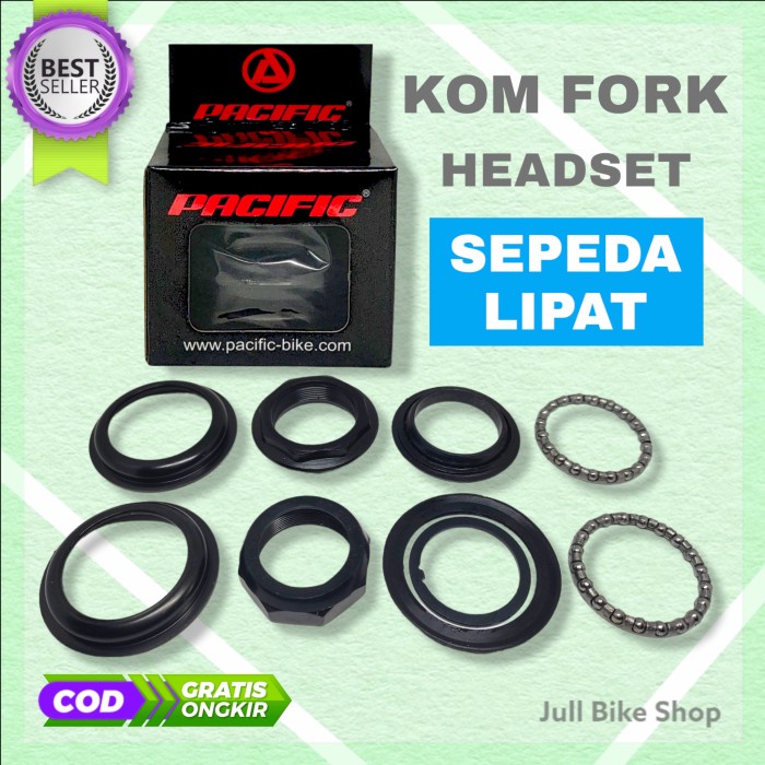 Kom Fork Headset sepeda lipat pacific oversize komfork head part D409