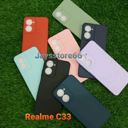 Case TPU Macaroon Warna Warni Realme C33