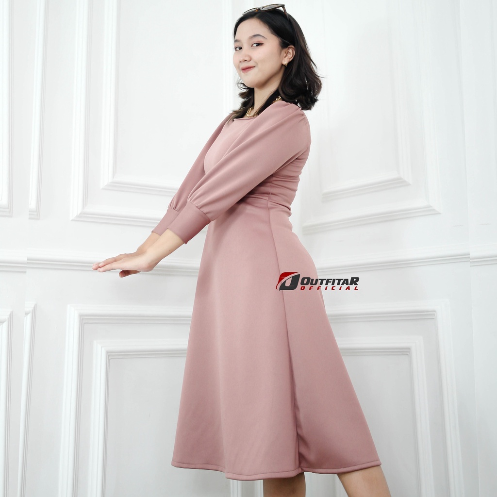 Dress Wanita Baju Wanita Pesta Korea Style Hight Quality Premium Aurora
