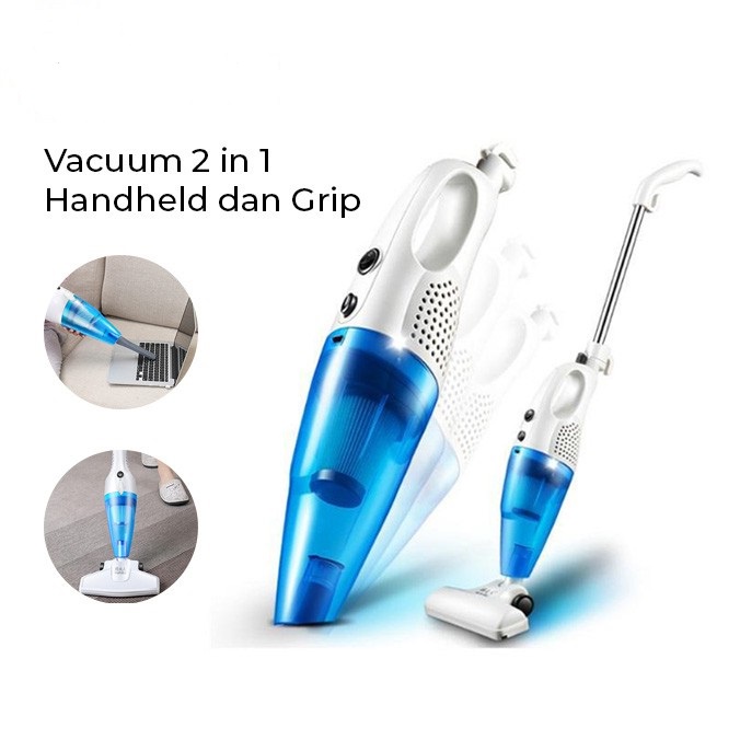 Vacuum Cleaner Electric Penyedot Debu 2 in 1 hitam/biru/merah penyedot debu vacuum pembersih debu 2 in 1 Vacum Cleaner (2 in 1) - Alat Penyedot Debu Multifungsi