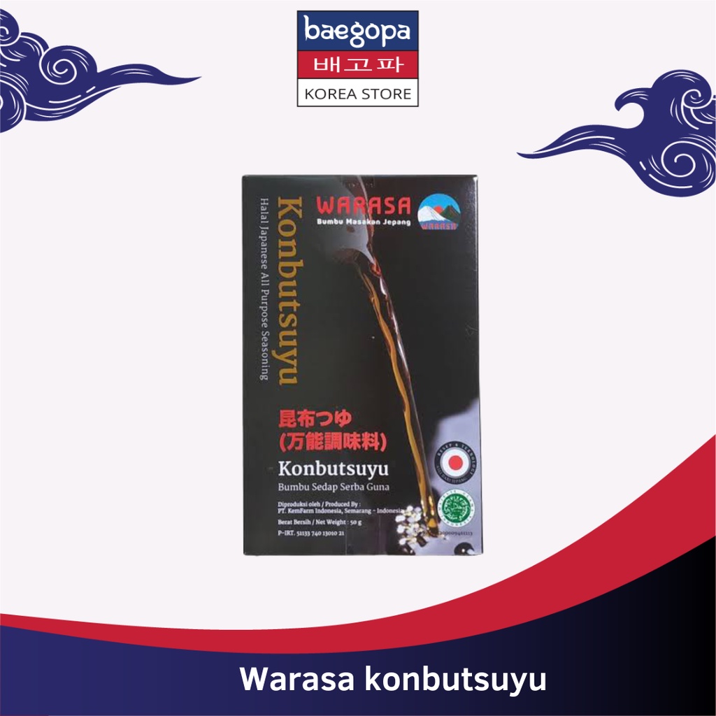 

WARASA Konbutsuyu Seasoning 40 g Halal | Kecap Asin Ala Jepang