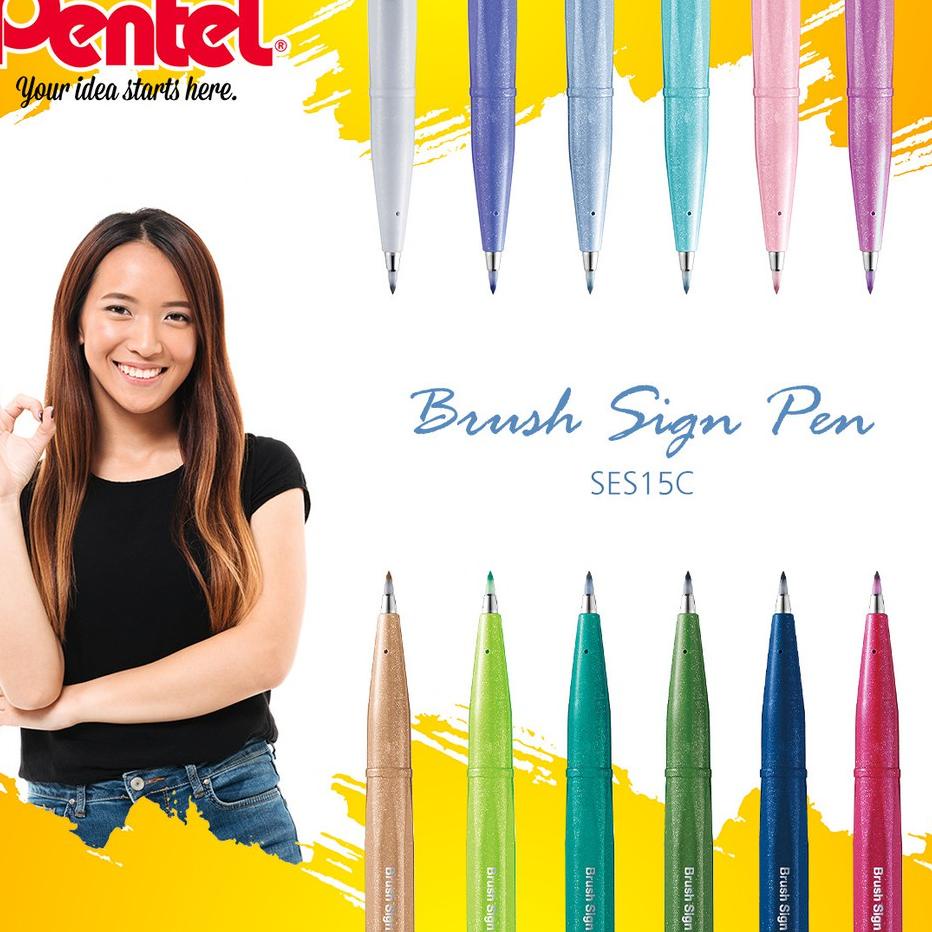 

Best! Pentel Brush Sign Pen Color ✔