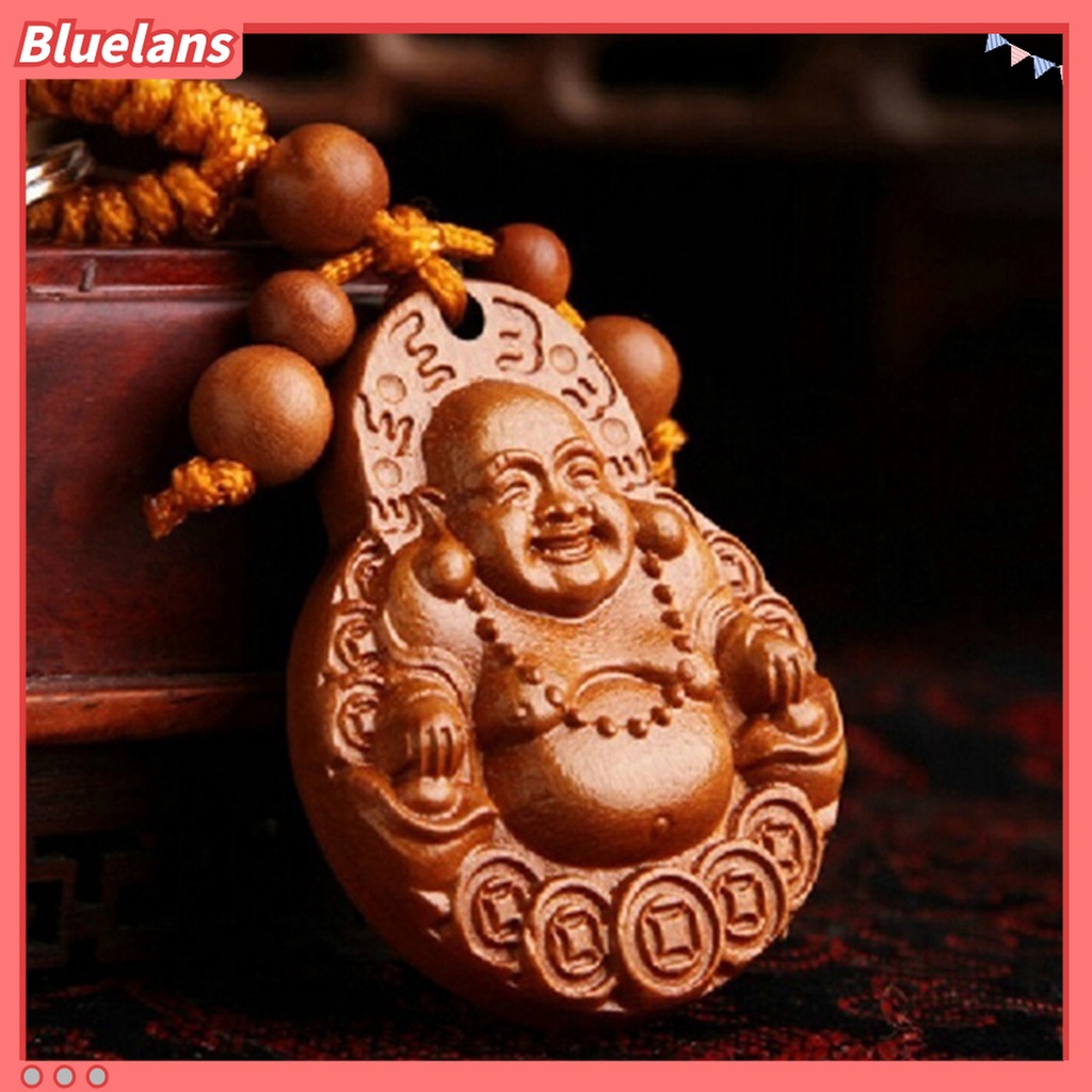 Gantungan Kunci Mobil Liontin Buddha Tertawa
