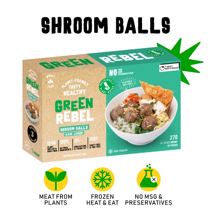 

Shroom Balls by Green Rebel - Bakso Jamur Vegan