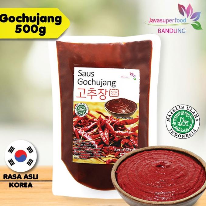 

:>:>:>:>] [HALAL] Gochujang 500g Rasa Asli Korea/Sauce Sambel Pasta/Chili Paste