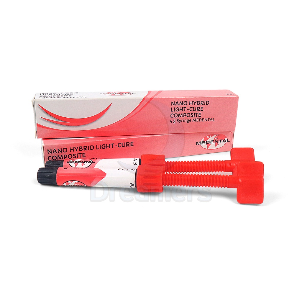 Komposit MEDENTAL Nano Hybrid Bahan Tambal Gigi Veneer