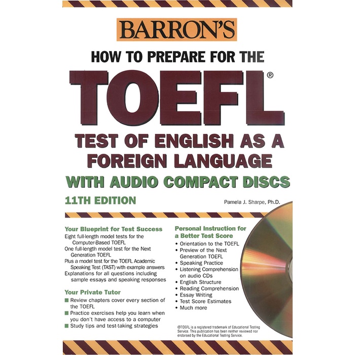 

✨COD✨ barrons how to prepare for the toefl