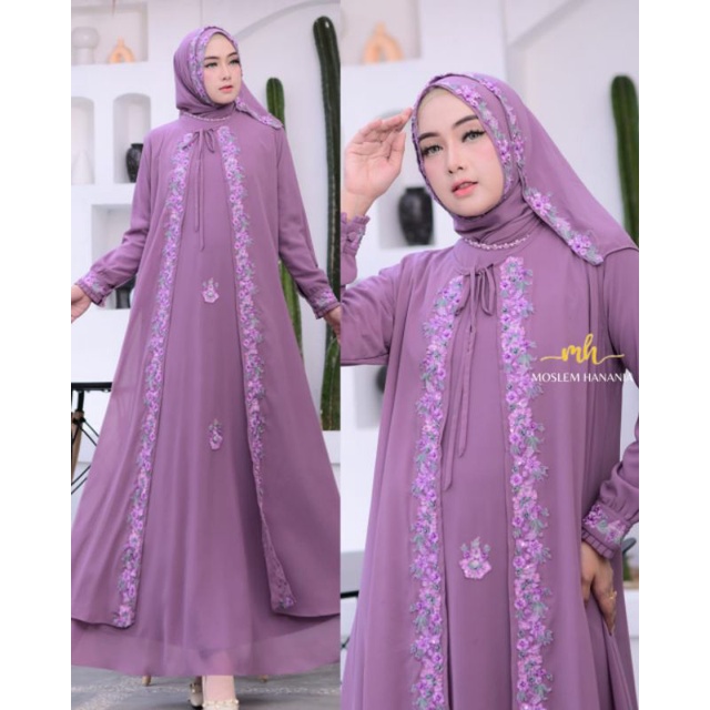 FASHION MUSLIM // NAMIRA DRESS SERIES // BAHAN CERUTY BABYDOLL FULL // Kode RR