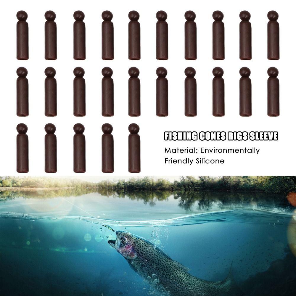 Preva 50 Pcs Memancing Kerucut Rig Lengan Ikan Panas Tackle Memancing Barang Aksesoris Tetap Garis