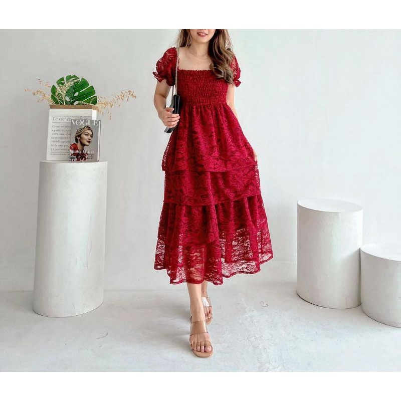 DRESS / MT 9-165 / OUDRE DRESS / DRESS WANITA