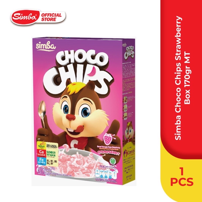 

SIMBA CHOCO CHIPS STRAWBERRY 170 GR