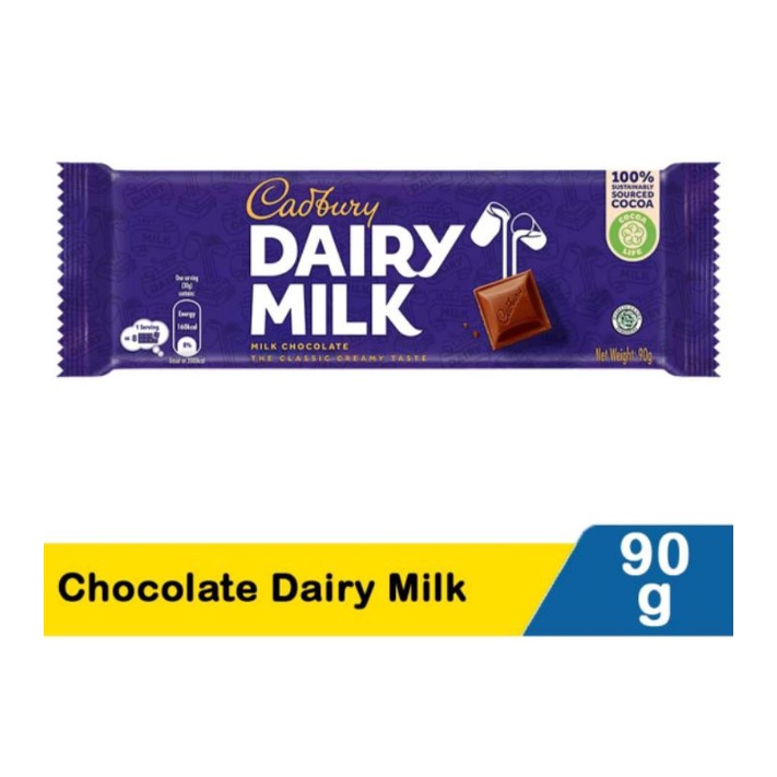 

Cadbury Chocolate Dairy Milk 90 gram