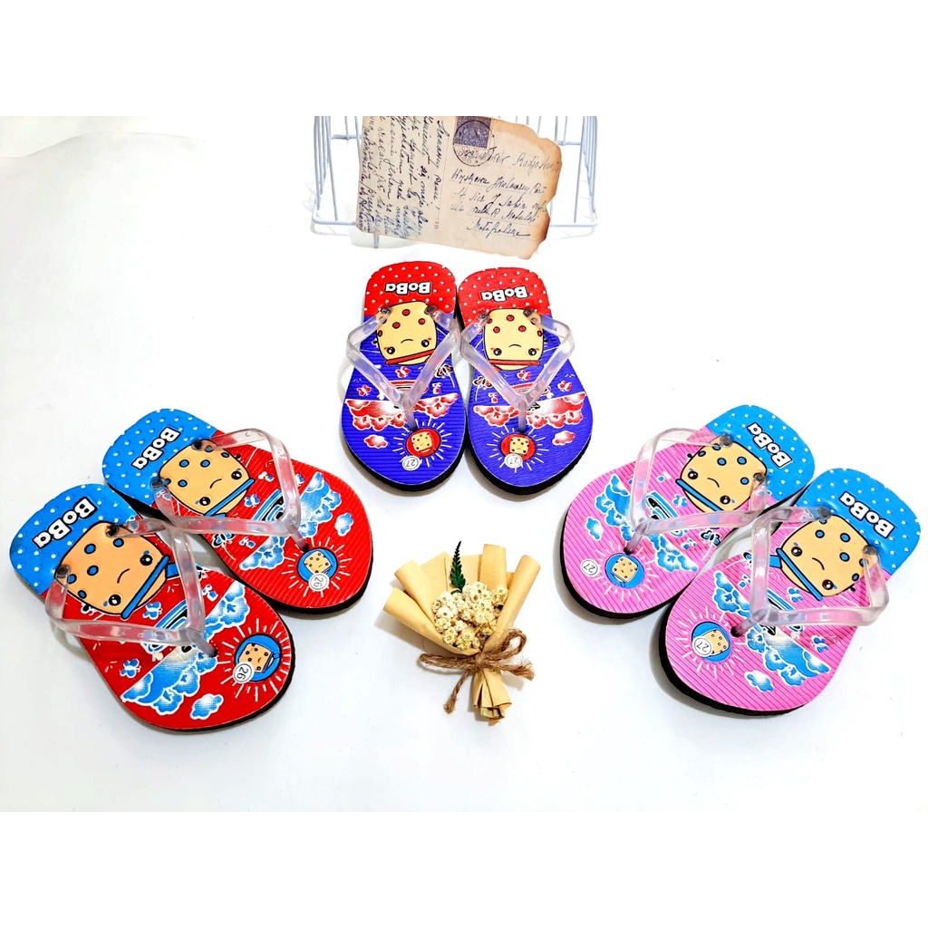 Sandal Anak Perempuan Motif Terbaru Sandal Jepit BOBA