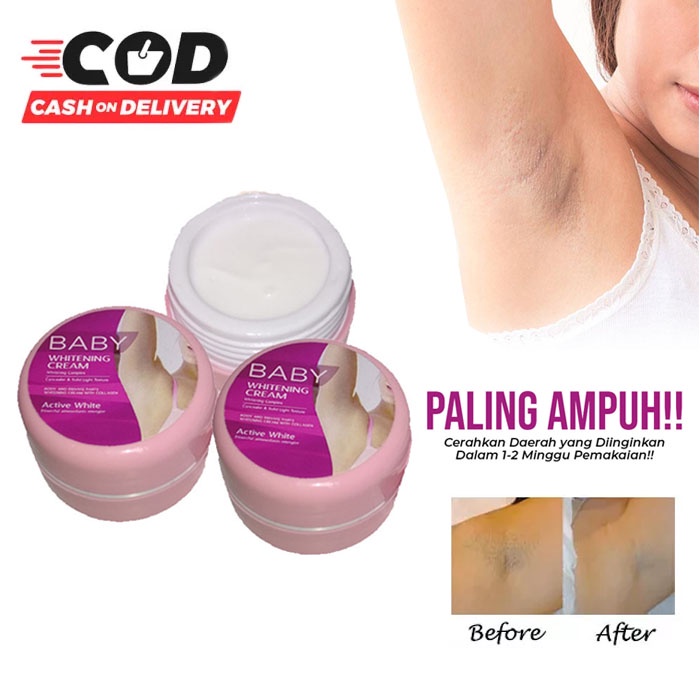 Hope Store - Baby Whitening Krim Cream Pemutih Badan Ketiak Leher Pantat dan Selangkangan Sangat