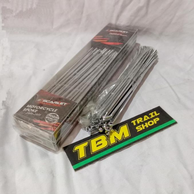 Silahkan Order] Ruji jari jari Ring 17/17 CHROME SUPERMOTO KLX DTRACKER CRF WR