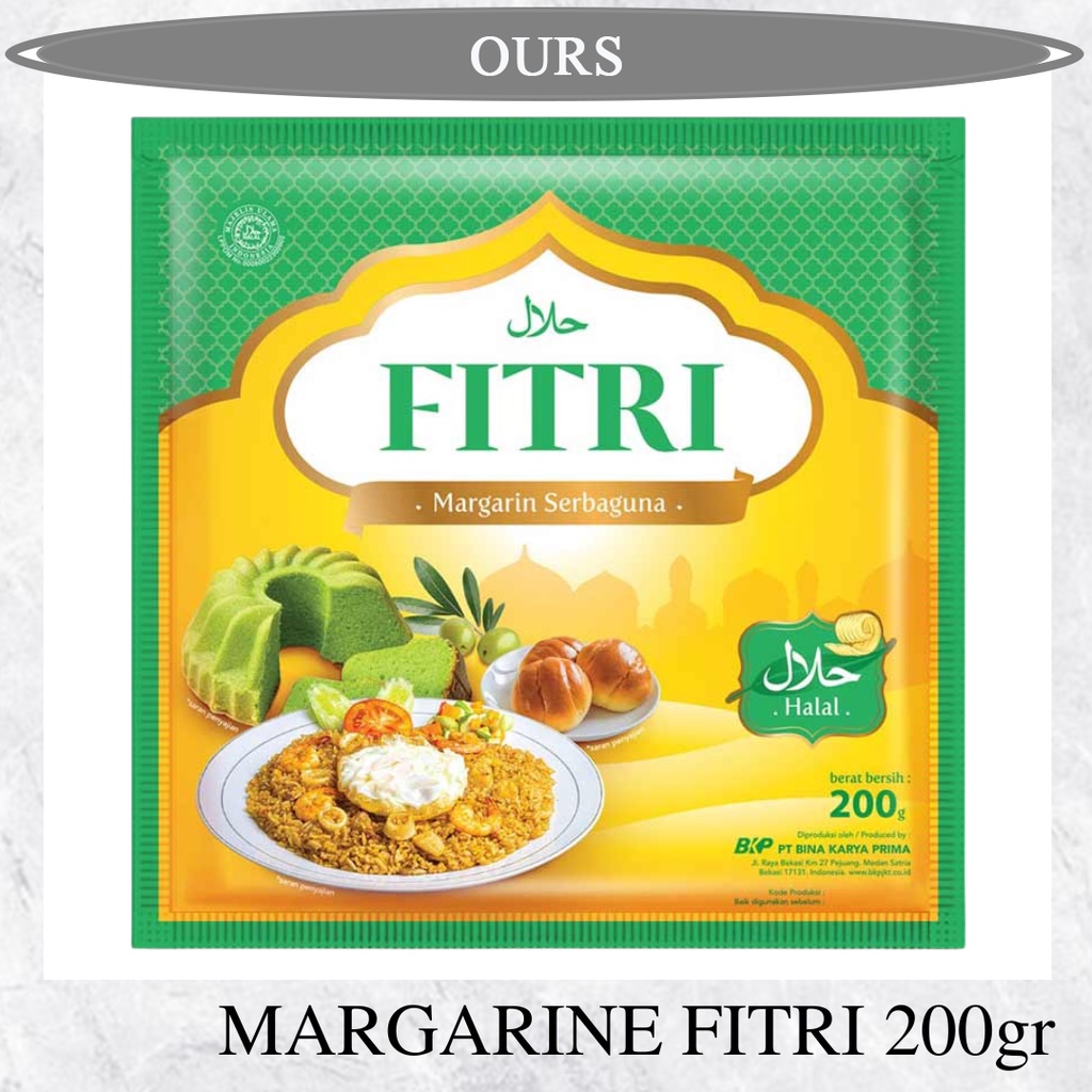 

MARGARINE FITRI 200gr mentega 200 gram OURSHOPNOW