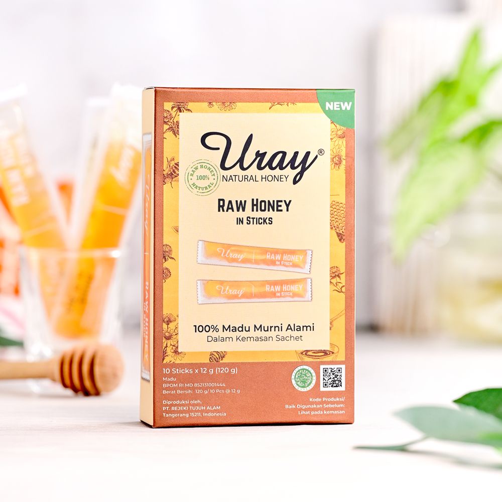 Natural Honey * Madu Uray * Madu Murni * Madu Lebah Hutan-Natural 120g