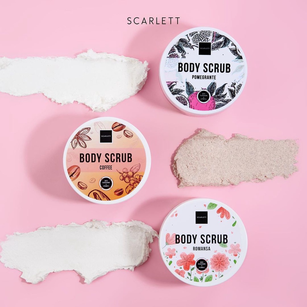 Scarlett Whitening Original BPOM Body Lotion, Body Shower, Shampoo, Conditioner, Body Scrub, Serum Wajah, Day cream, Night Cream, Body Serum
