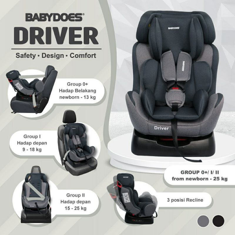 Makassar - Carseat Car Seat Dudukan Mobil Anak Bayi Babydoes 8514 Driver