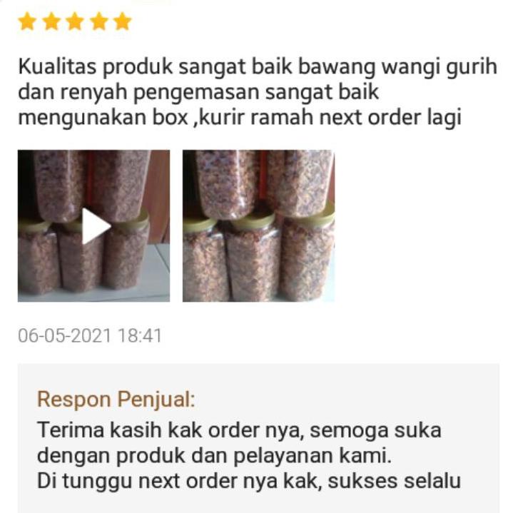 

Promo besar--Bawang Goreng Asli Sumenep Super