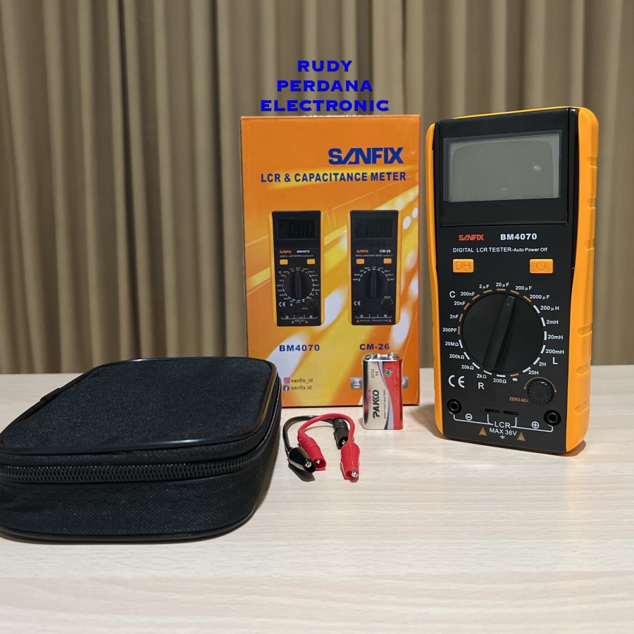 LCR METER DIGITAL INDUCTANCE CAPACITANCE RESISTANCE SANFIX BM4070
