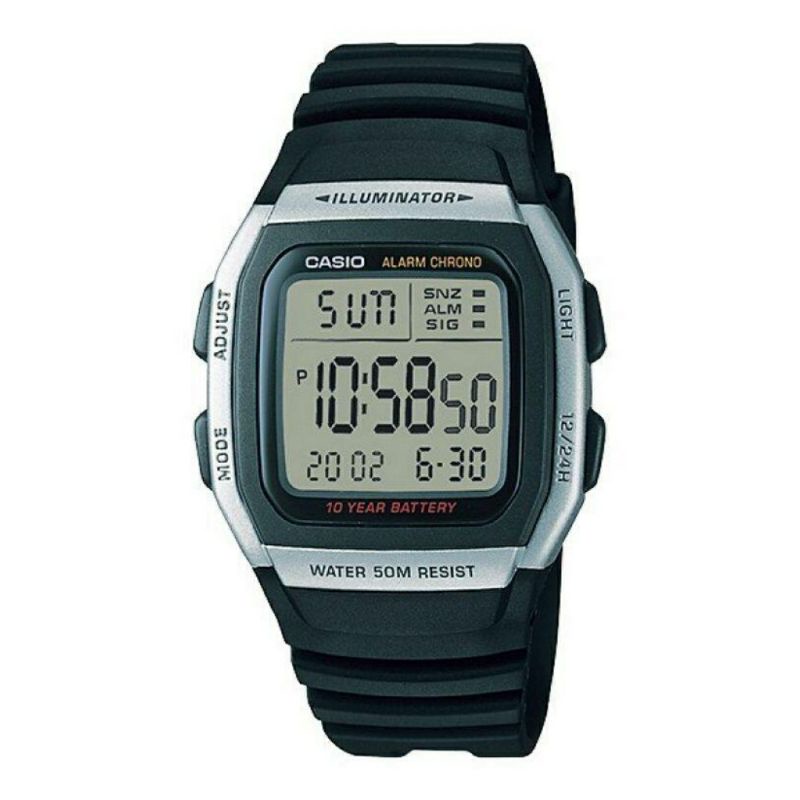 CASIO PRIA DIGITAL W-96H-1AVDF / CASIO W96H-1A ORIGINAL & GARANSI