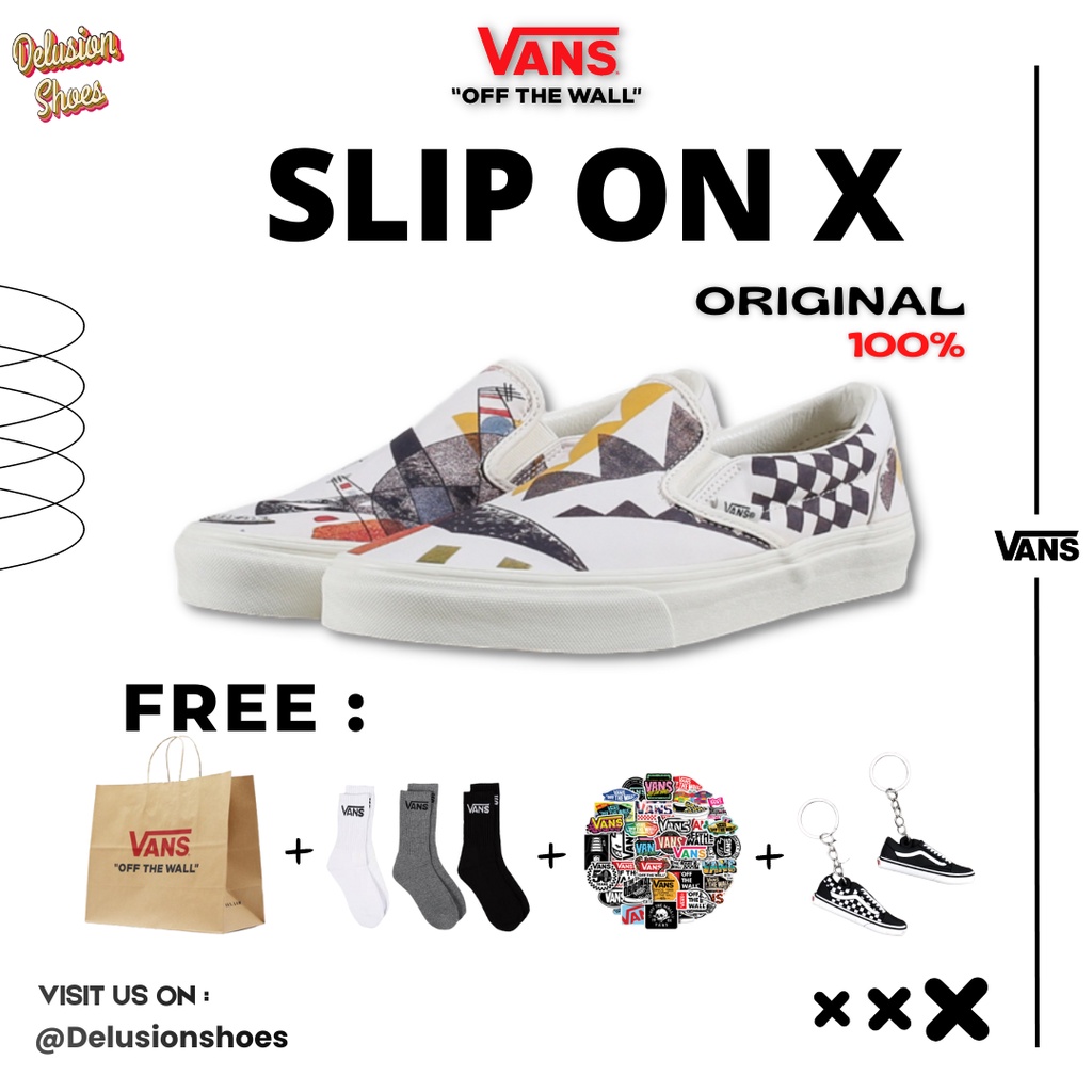 VANS SLIP ON X MOMA VASILY KANDINSKY ORIGINAL