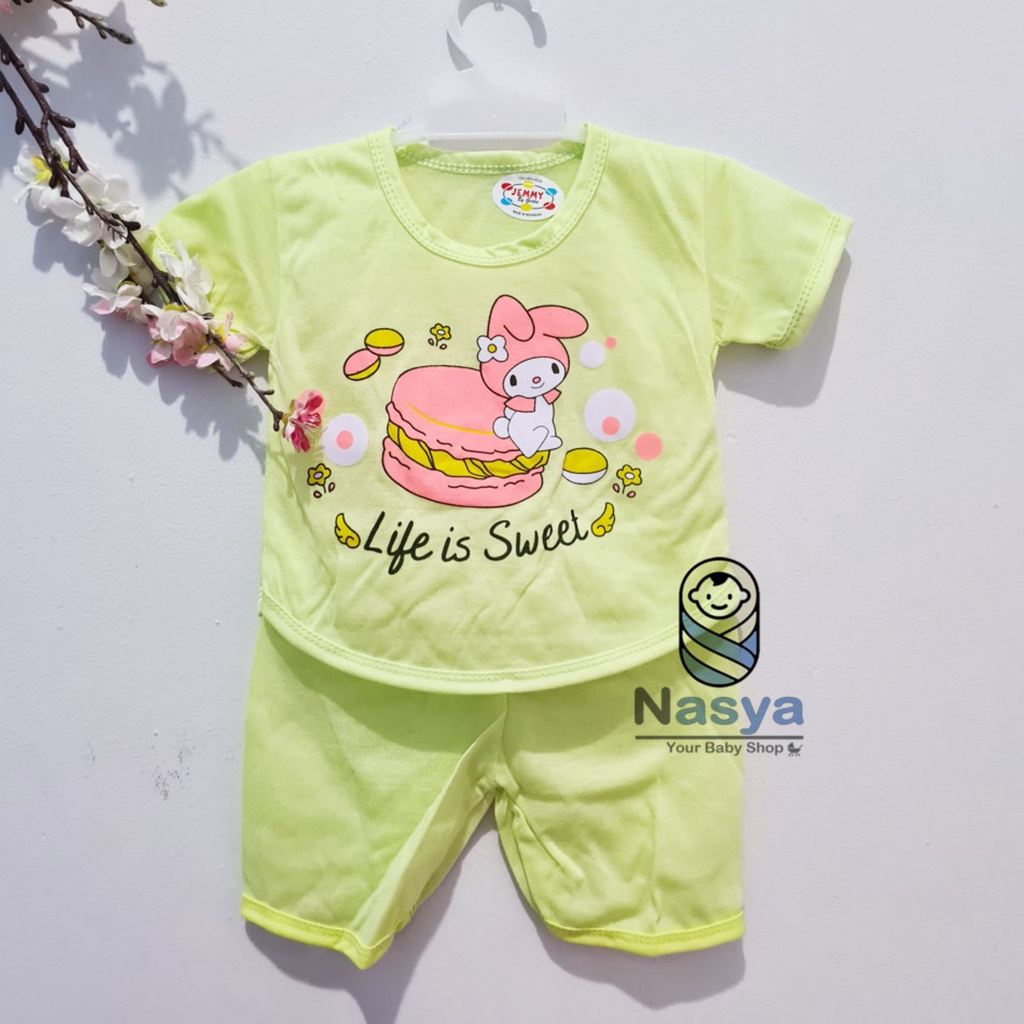 [N-065] Setelan baju bayi perempuan lucu/baju bayi perempuan murah - naomi