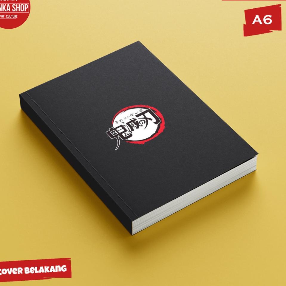 

trxL1x1W--Pocket Note Kimetsu No Yaiba 4 Softcover A6 Buku Tulis CAtatan Notes Agenda Planner Jurnal