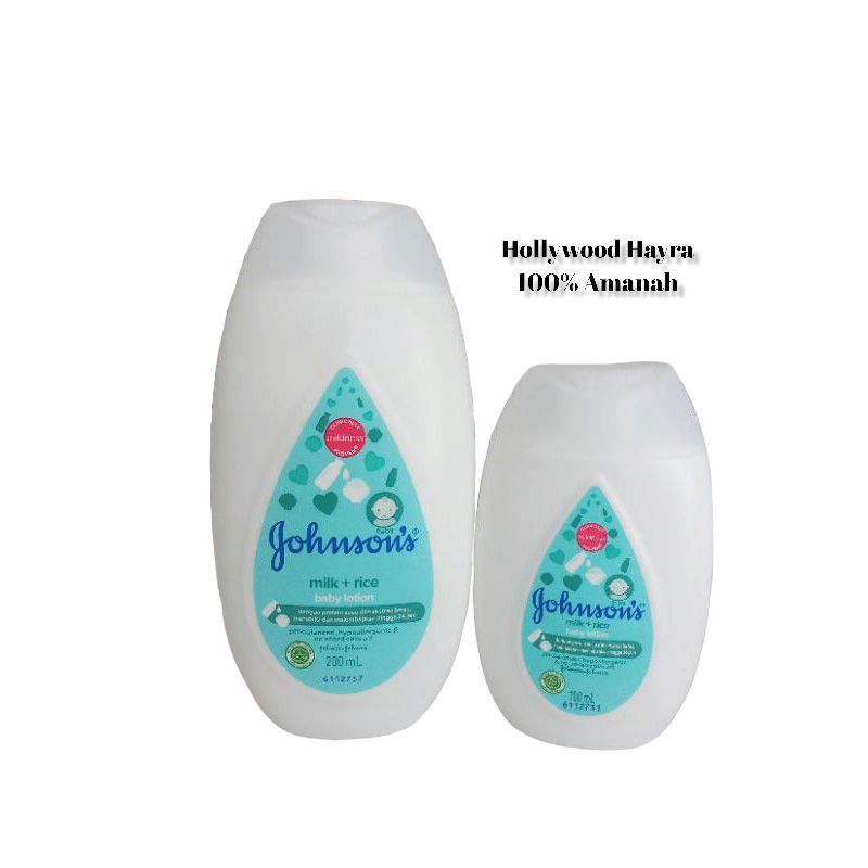 Johnson lotion milk+rice