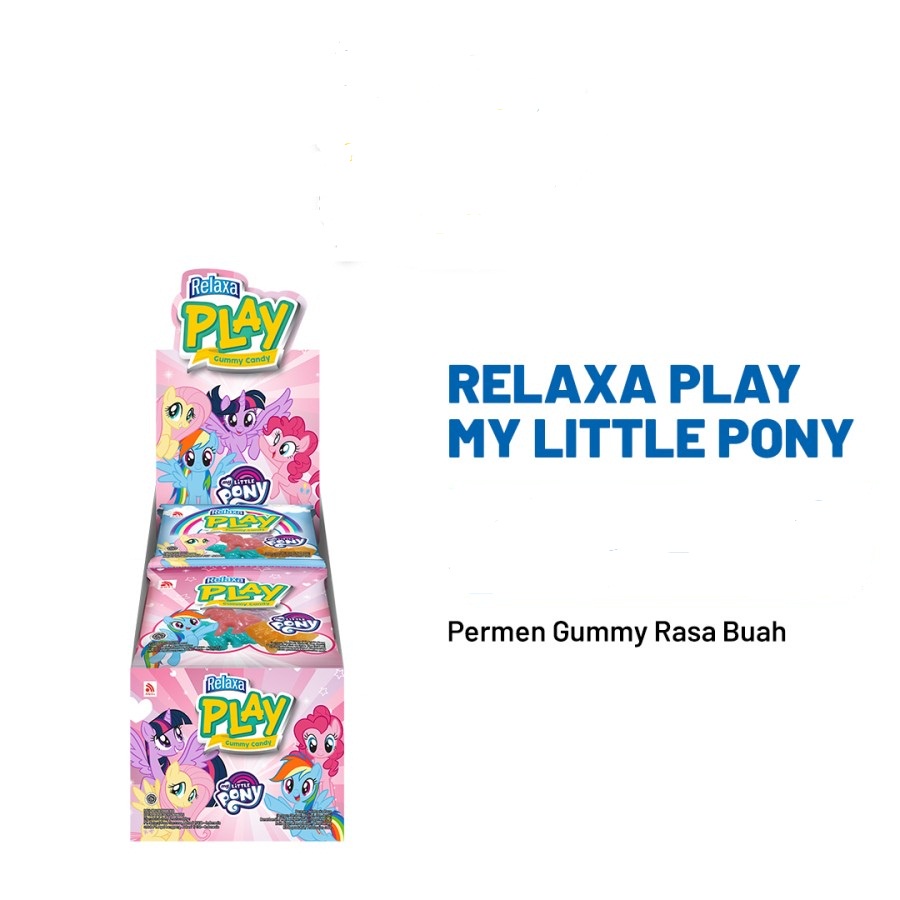 PERMEN GUMMY RELAXA PLAY MY LITTLE PONY 12GR x 12PCS