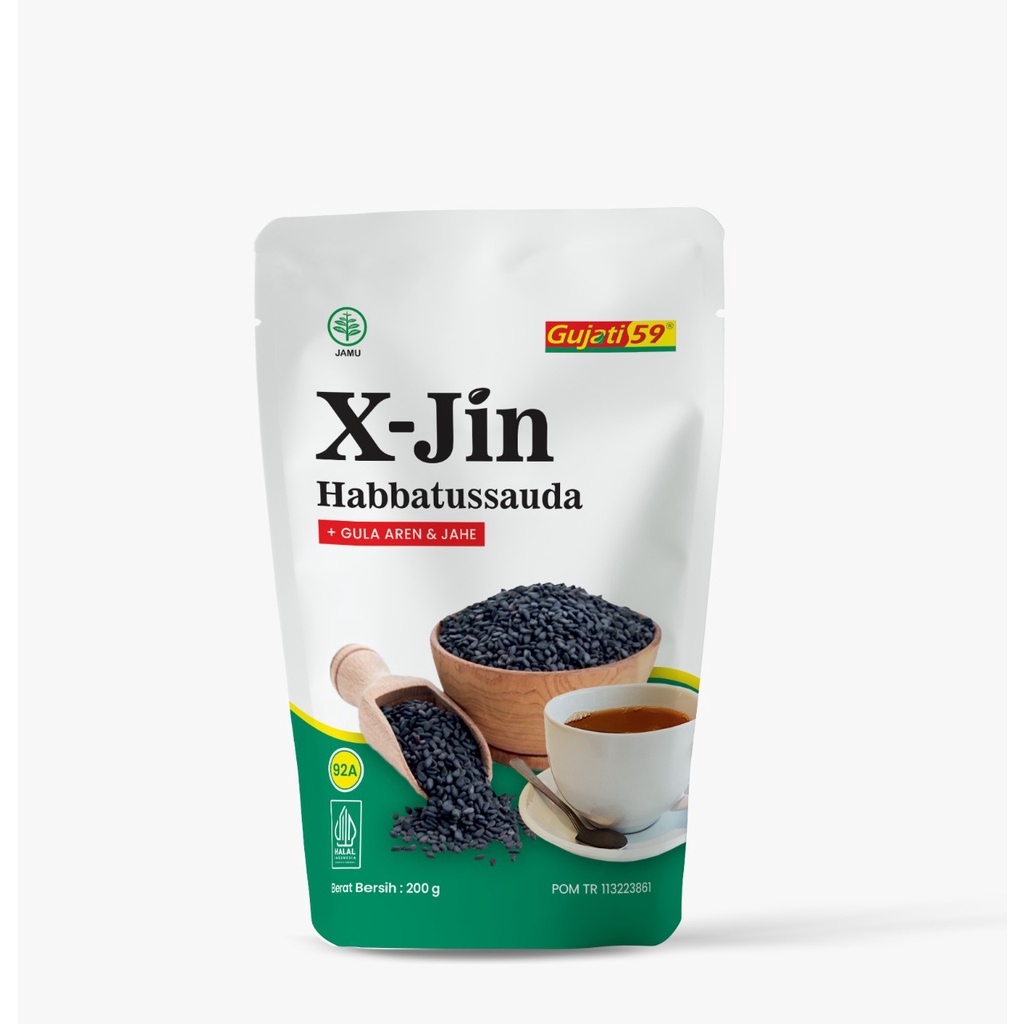 

Gujati 59 Habbatussauda Bubuk Jinten Hitam + Gula Aren Xjin Gujati 200 gram