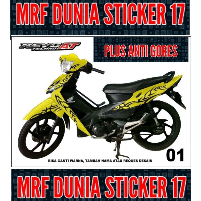 Sticker decal Revo Lama Full Body  Decal Motor Revo Lama Sticker Motor Revo Lama Decal Sticker Motor