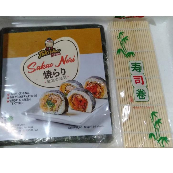 

Id4k4Jy--PAKET SAKAO NORI 50 SHEET LEMBAR TIKAR PENGGULUNG SUSHI NORI SUSHI MAT - KEMASAN BARU